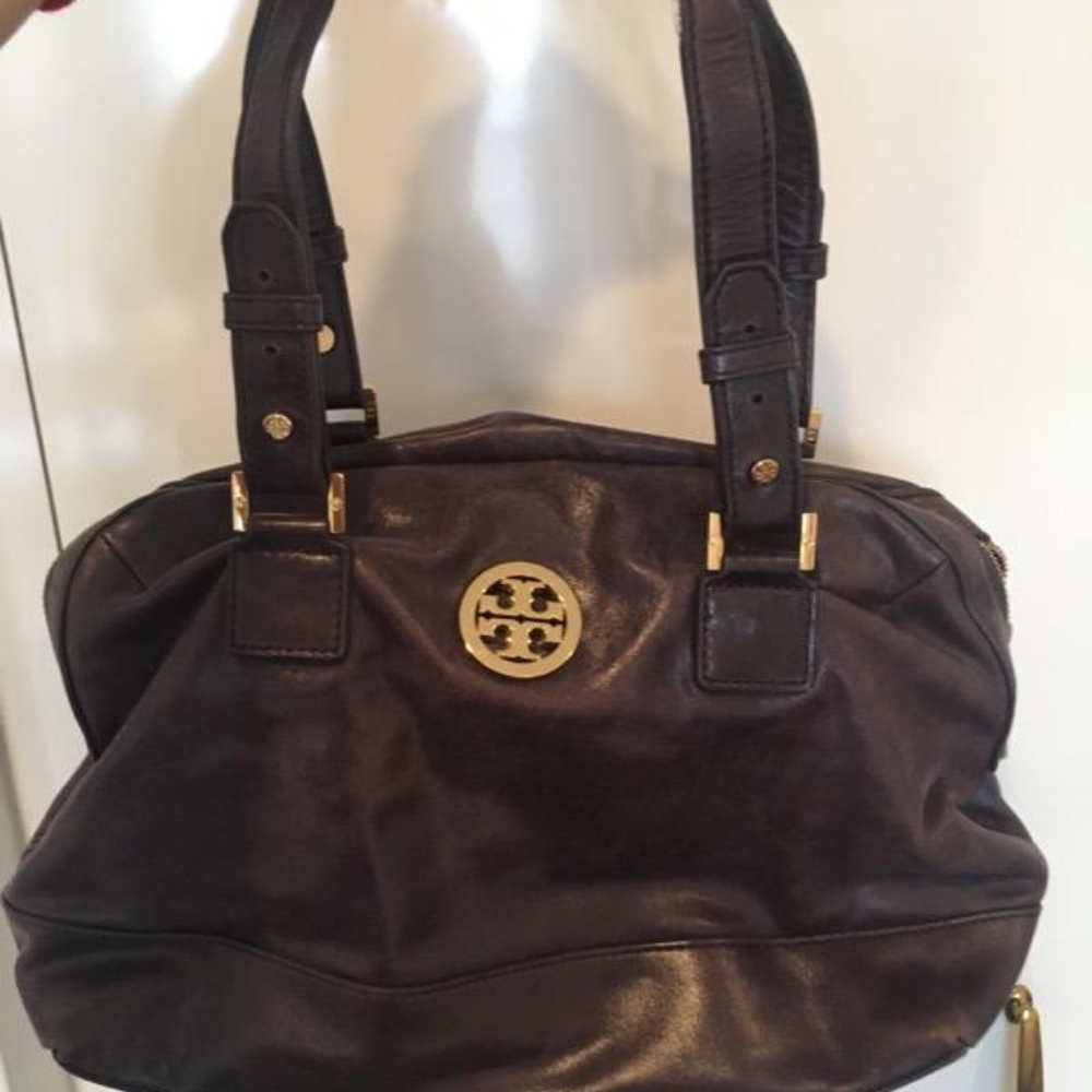 Faded Dark purple Tory Burch bag